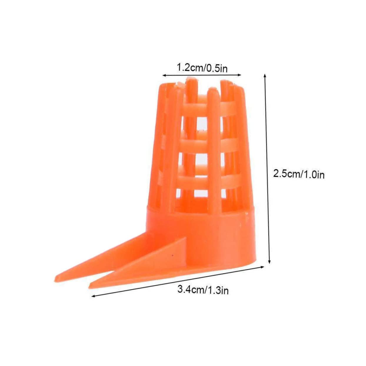 Amazon.co.jp: Milisten 60個プラスチック製女王蜂飼育ケージ 女王蜂